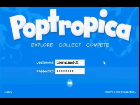 Poptropica lost password list